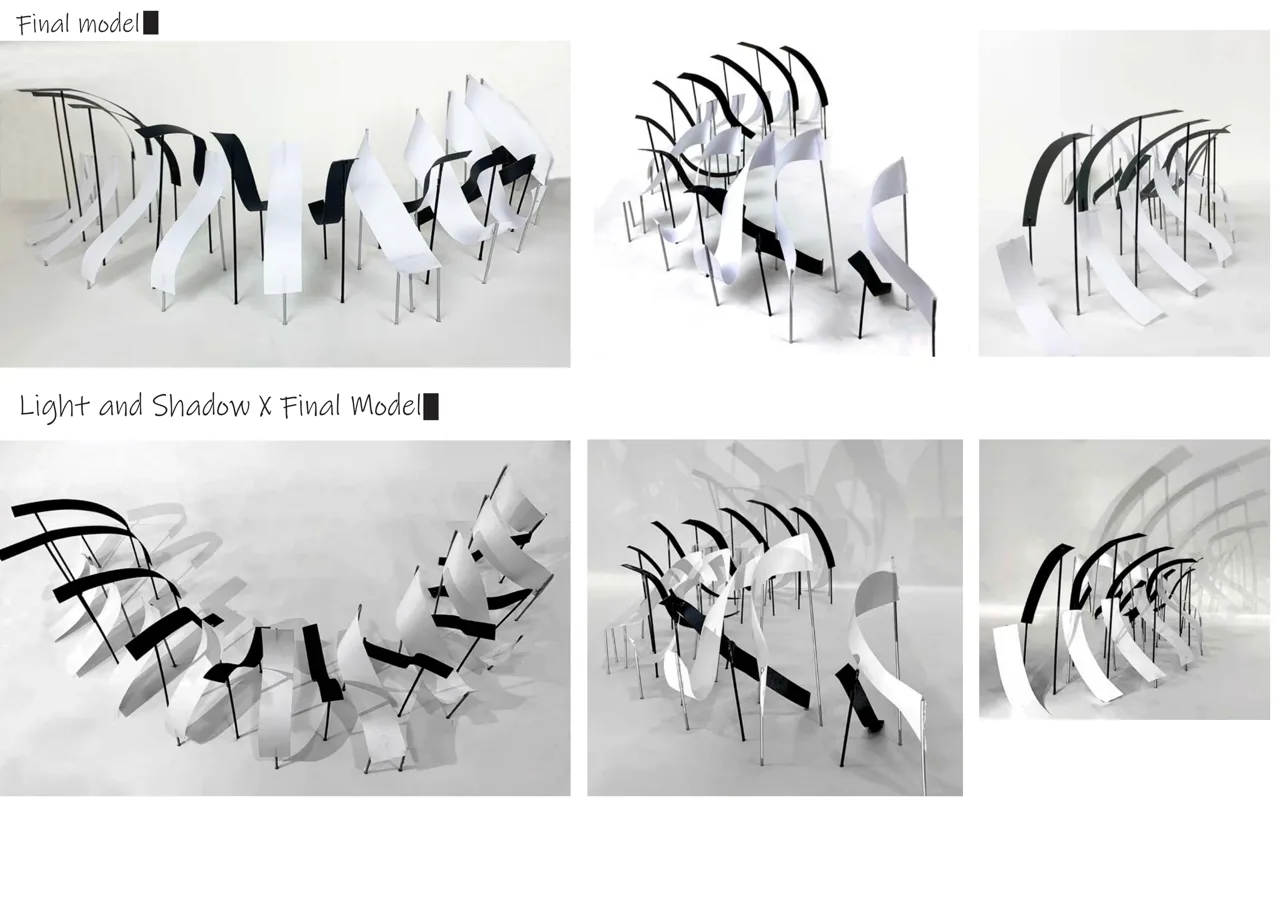 Damage 最终实体模型与不同照明条件下的变化。 / The final Damage model under different lighting conditions.